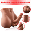 【Gratis verzending】BARTLETT Bruine realistische mannenpop met dildo