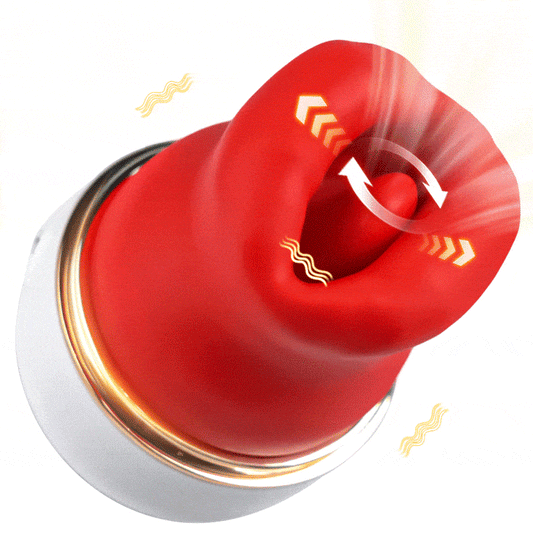 Cherry - Tonglikkende vibrator voor het stimuleren van de clitoris en tepels