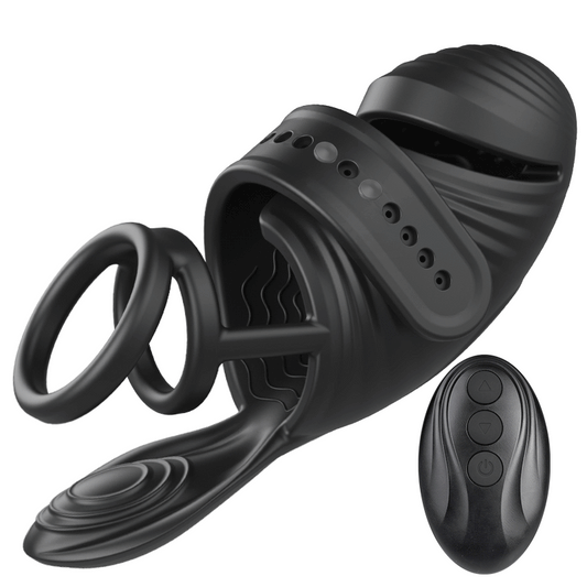 Emma - Uitstel Ejaculatie Desensibilisatie Training 7 Vibratie Masturbatie Penis Vibrator