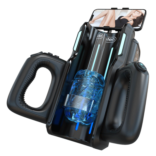 【Gratis verzending】LETEN 10 Krachtige motormasturbator met hoge snelheid en telefoonhouder