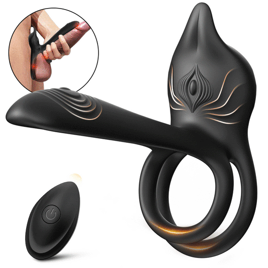 3 in 1 penisring vibrator, G-spot en clitoris stimulator met 10 vibraties, vibrator voor paren met erecties
