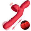 Acmejoy - 7 Vibrator G -platig stimulerend met roze clitoris die duwt