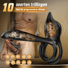 3 in 1 penisring vibrator, G-spot en clitoris stimulator met 10 vibraties, vibrator voor paren met erecties