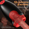 3-in-1 Glans Massage Master Trainer 3 Rotatie, 5 Zuigen, 10 Vibratie Ultra Simulatie Dynamisch