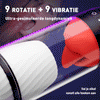 Orale sex-Banshee-Masturbator 4 in 1,Verwisselbaar,9Keer 9Vibratie,IPX7