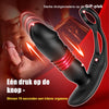 SAUL Double Cock Ring 3 Thrusting 12 Vibrerende Prostaatvibrators