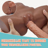 OYA Realistische Verleidelijke Sekspop met Dubbele Doorgang in Bruin