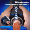 【+Free Lube!!】Leten-X9 IV Upgraded Intrekbare & Verwarmde & Hoorbare Combinatie Mannelijke Masturbator