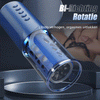 Bluesea 6 Bi-Directionele Duwende Rotatie Masturbator Met Zuigbasis