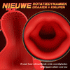 3-in-1 Glans Massage Master Trainer 3 Rotatie, 5 Zuigen, 10 Vibratie Ultra Simulatie Dynamisch