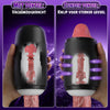 Selena - 8 Tonglikken en Klap Masturbator voor Mannen met 2 Vibratiemotoren en Massage Stroker