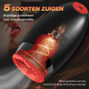 3-in-1 Glans Massage Master Trainer 3 Rotatie, 5 Zuigen, 10 Vibratie Ultra Simulatie Dynamisch