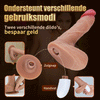 Drievoudige functie: Kloppen, Rollen, Trillen; realistische, afneembare dildo