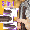 Big Black Realistische Dildo 3 IN 1 Afstandsbediening 18CM