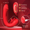 Papaver rhoeas——10-frequentie rotatie + vibratie + klappen, drie-in-één G-spot vibrator