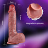 Realistische vibrerende stotende blowjob 24cm siliconen dildo afstandsbediening