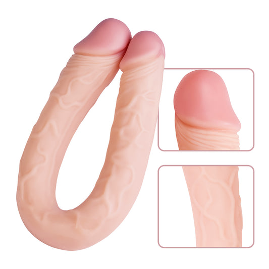 Realistische dubbele dildo voor lesbische vrouwen homomannen