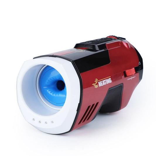 High-tech Parfum Masturbator Cup 10 Telescopische Verwarming Seksueel Kreunen Leten