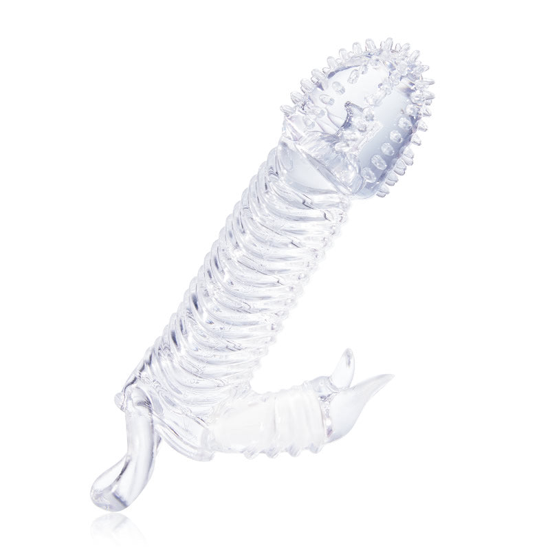 Transparant Vibrerend Penis Sleeves 19.6CM
