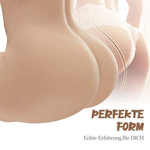 Realistische Masturbator Sekspop met Dubbele Schaamlippen Superechte Clitoris 3.1KG Moruioy