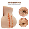 Realistische Masturbator Sekspop met Dubbele Schaamlippen Superechte Clitoris 3.1KG Moruioy