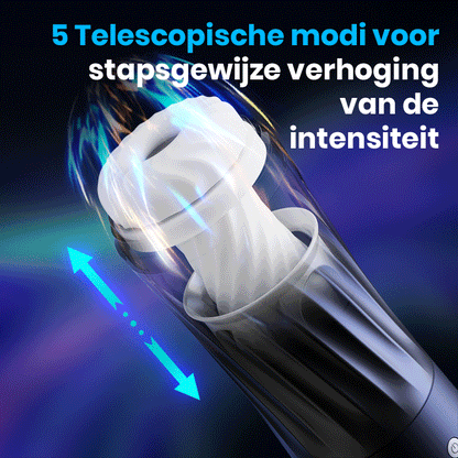 【Gratis verzending】Raketvliegtuigbeker, 3-frequentierotatie, 5-frequentietrilling + telescopisch, verwarmd