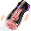 Daphne - Penis Pomp met 3 verwisselbare sleeves, Pocket Pussy, 9 Zuig- & 9 Vibratiemodi, Mannelijke Masturbator