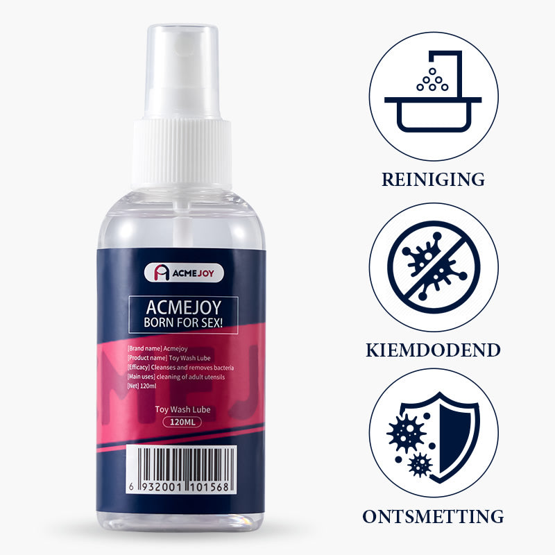 Amejoy Seksspeeltjes, poppen etc. reinigingsvloeistof 120ml
