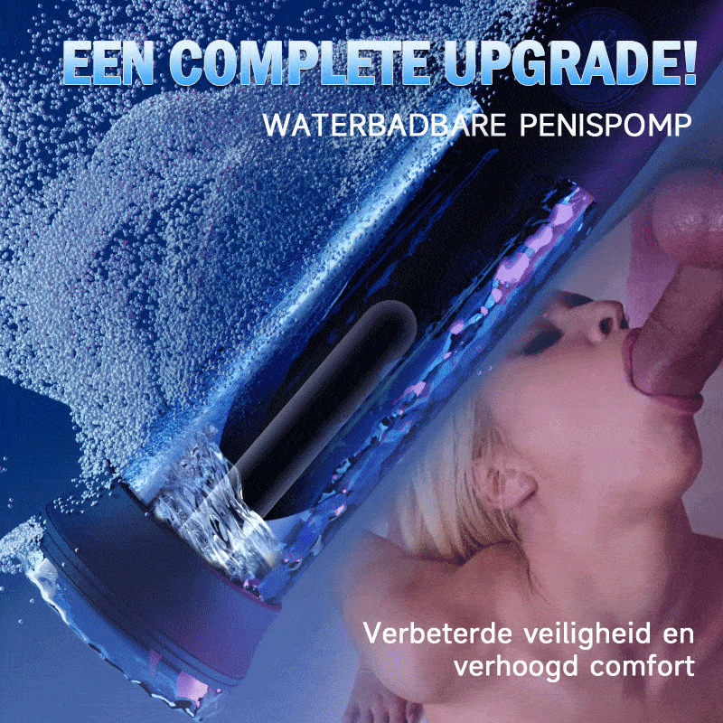WaterSamurai - Vacuümzuiging met Super Waterdichte Penis Erectie