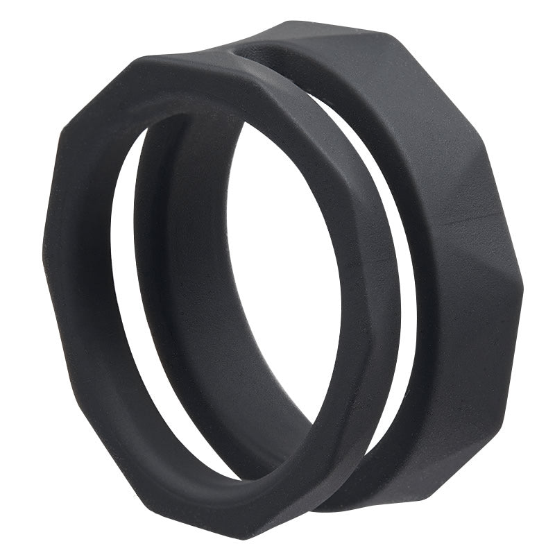 【voorverkoop】Set van 2 Enkele Cockring Dubbele Ring Premium Ring