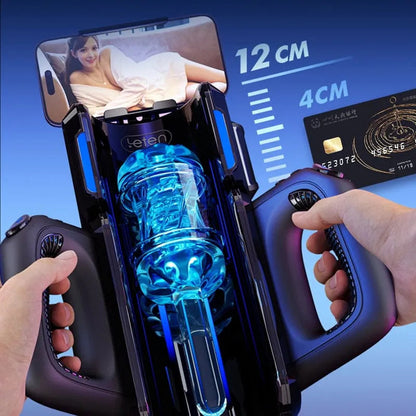 【Gratis verzending】LETEN 10 Krachtige motormasturbator met hoge snelheid en telefoonhouder