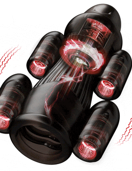 Black Samurai Six Generations Five Eggs vibrerende penistrainer