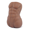 Realistische donkere mannelijke anus simulatiedildo 0,8 kg