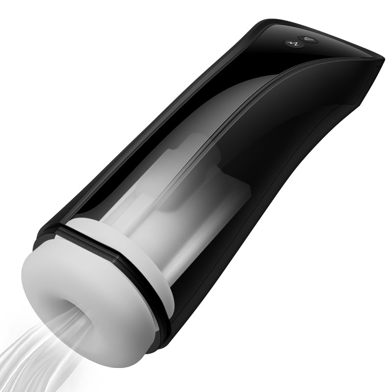 2-in-1 elektrische zuigende vibrerende masturbatiecup met 7 frequenties