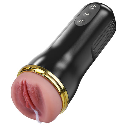 5 Zuigen 10 Vibrerende Gesimuleerde Vagina Ingang Mannelijke Masturbatie Cups