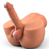 Stuwende vibrerende dildo realistische kont 10,12 lbs bruin
