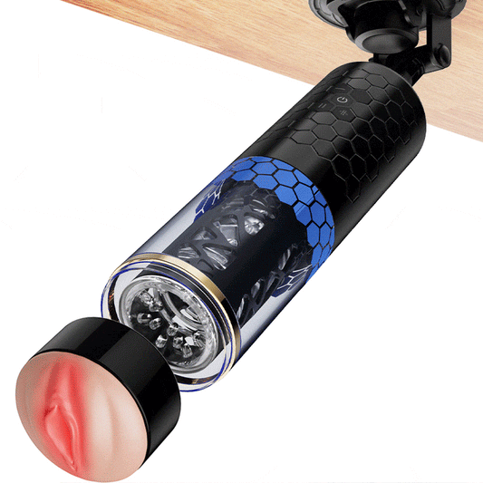 STORM - Intense Stoot & Draai Handsfree 15,5 cm Diepte Masturbator