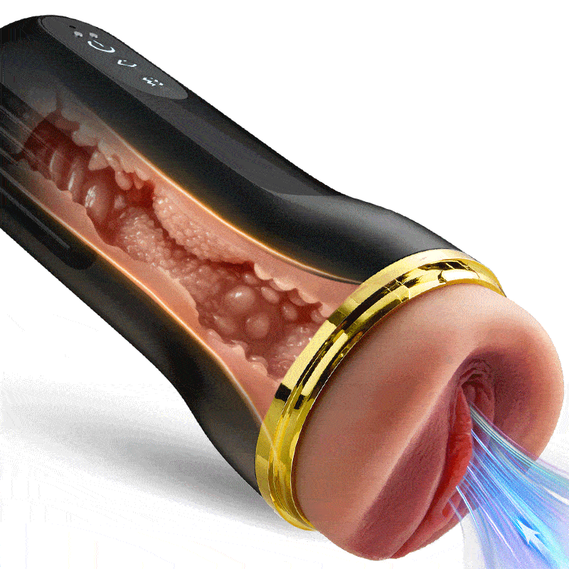 【Black Friday Bestseller】5 Zuigen 10 Vibrerende Gesimuleerde Vagina Ingang Mannelijke Masturbatie Cups