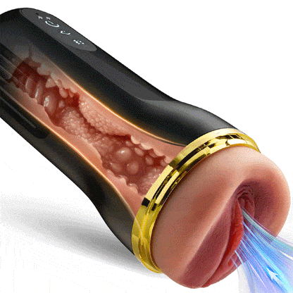 【Black Friday Bestseller】5 Zuigen 10 Vibrerende Gesimuleerde Vagina Ingang Mannelijke Masturbatie Cups