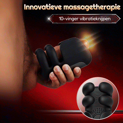Automatische 10-vinger Pinchin & Tapping voor massagetherapie Penis Vibrator