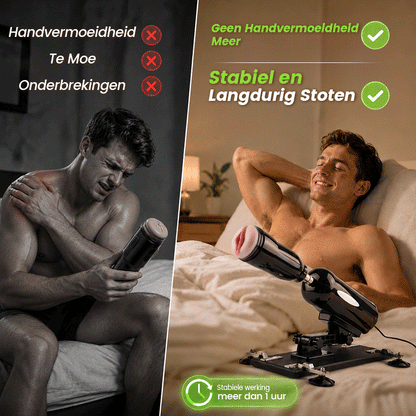 Blaze - Handsfree krachtige stotende seksmachine met dubbel genot