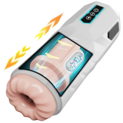 Automatische 10 Stoten 9 Vibrerende Kunstkut