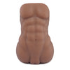 Realistische donkere mannelijke anus simulatiedildo 0,8 kg