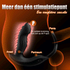 Hugo - Draagbare prostaatstimulator met stuwbewegingen, riemen en dubbele bediening via app en afstandsbediening