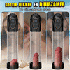 【HOT】IPX7 Waterdichte vacuümpomp, 7 standen, oplaadbaar, met 2 siliconen ringen.