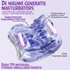 DOIFX-Pocket Girl 5 soorten vibraties Vagina + anus dubbele opening Mannelijk masturbatieapparaat