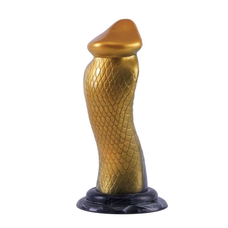 Fantasienacht: Realistische handbediende dildo in de vorm van een exotische slang