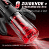 Terminator - Orale x Vaginale Seks! 9 Stretching Rotatie 9 Zuigen Met Handvat Mannelijke Masturbator