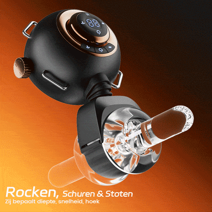 【Flitsverkoop: 30% KORTING】Hazel - 9 Vibraties & Swing & Thrust Handsfree Taille Strap-On Mannelijke Masturbator