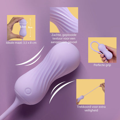 Elf — 9-Frequentie Vibratie en Rotatie, 360° Volledige Stimulatie Vibrator